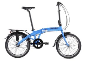 vélo pliant bleu takashi